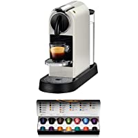 Nespresso DeLonghi Citiz EN167.W - Cafetera monodosis de cápsulas Nespresso- compacta- 19 bares- apagado automático…